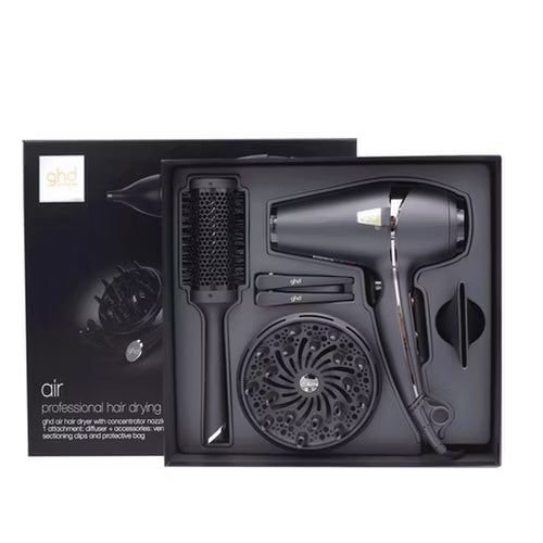 Pack de secador + cepillo + pinzas + difusor