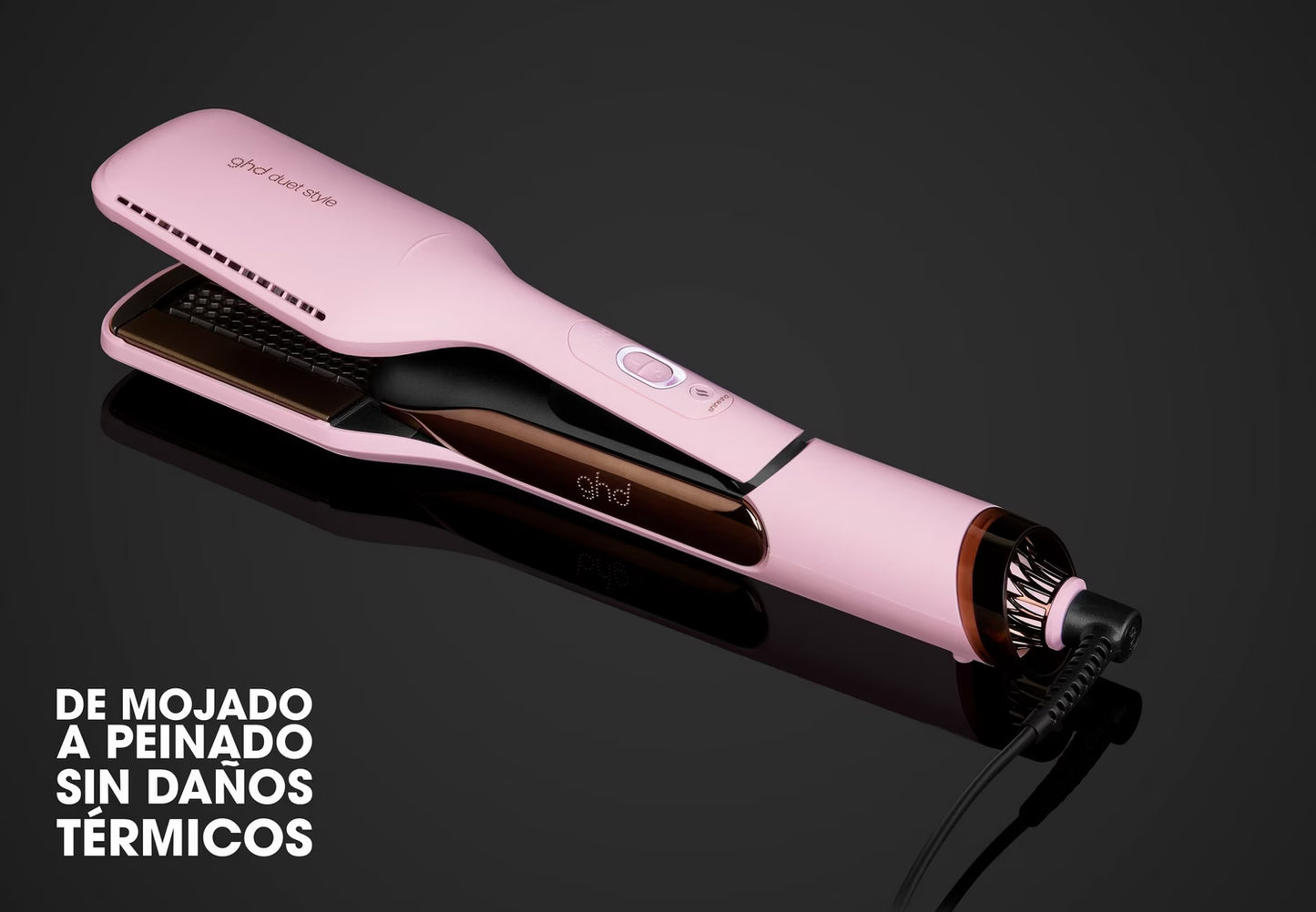 Plancha - secador Duet style edición cáncer de mama