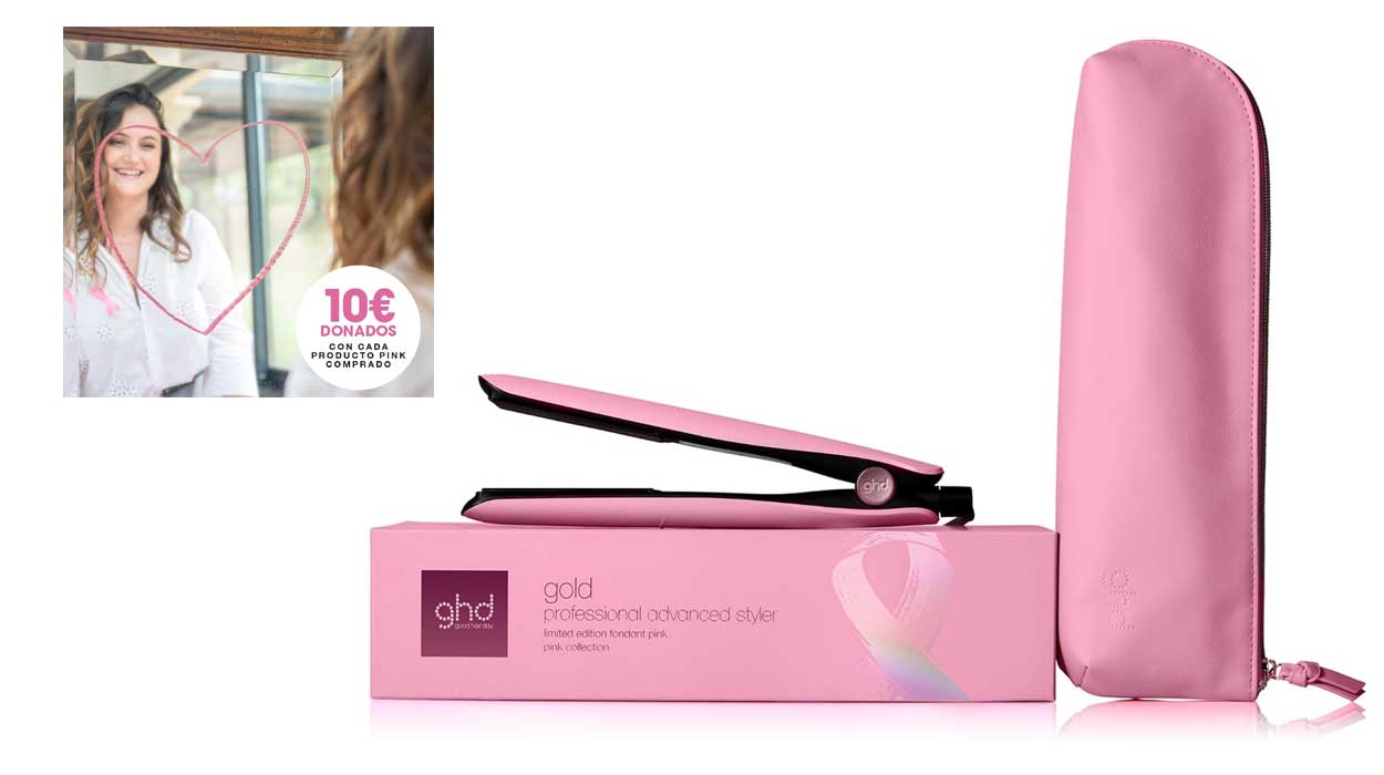 Plancha GHD GOLD edición especial por el cáncer de mama